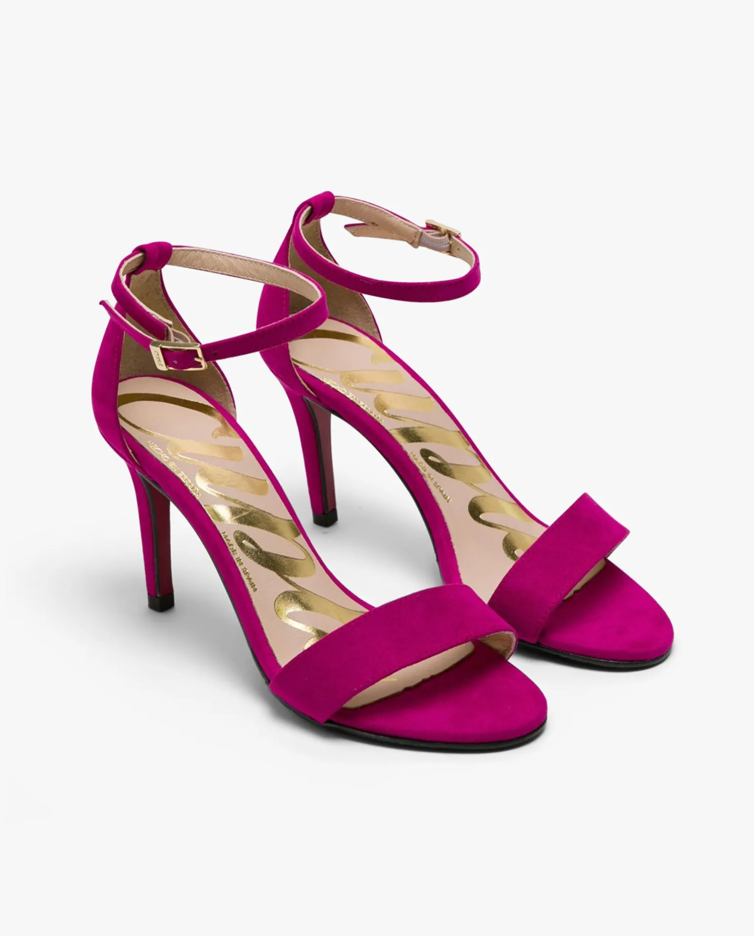 Sandalia Pulsera Ultrasuede Fucsia