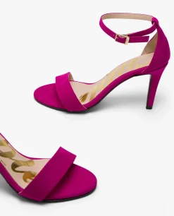 Sandalia Pulsera Ultrasuede Fucsia