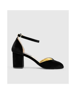 Sandalia Sanlucar Terciopelo Negro