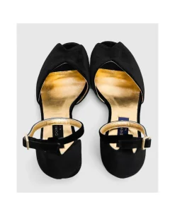 Sandalia Sanlucar Terciopelo Negro