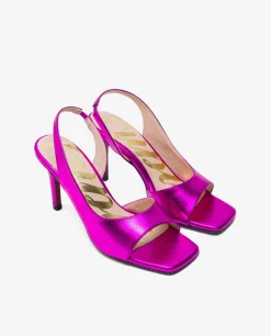 Sandalia Tecnopiel Metalizado Fucsia