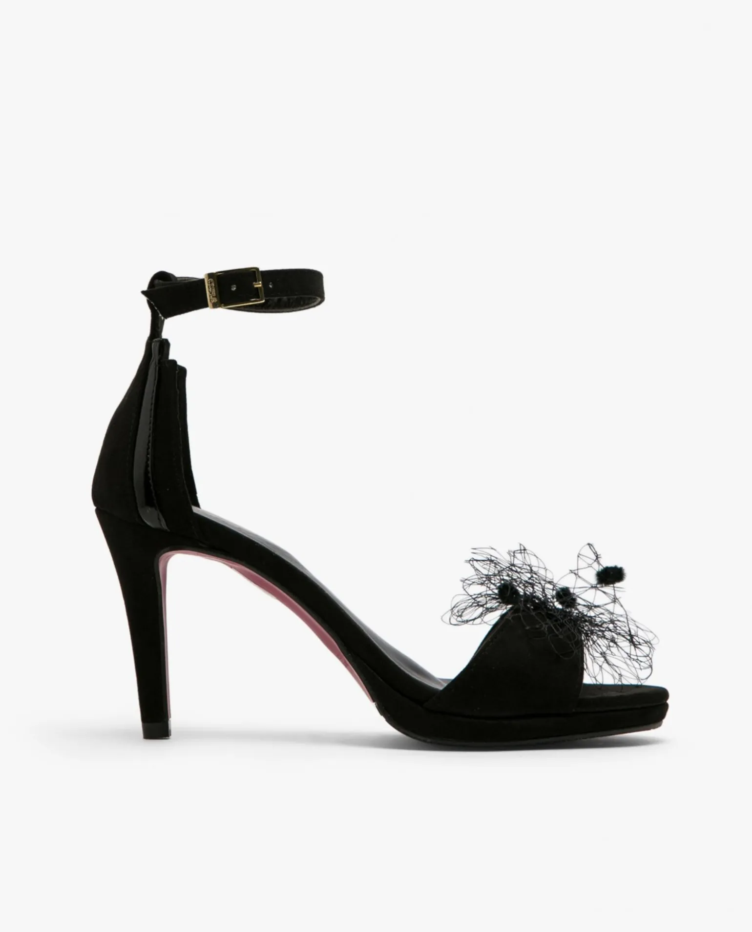 Sandalia Ultrasuede Negro