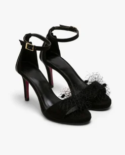 Sandalia Ultrasuede Negro