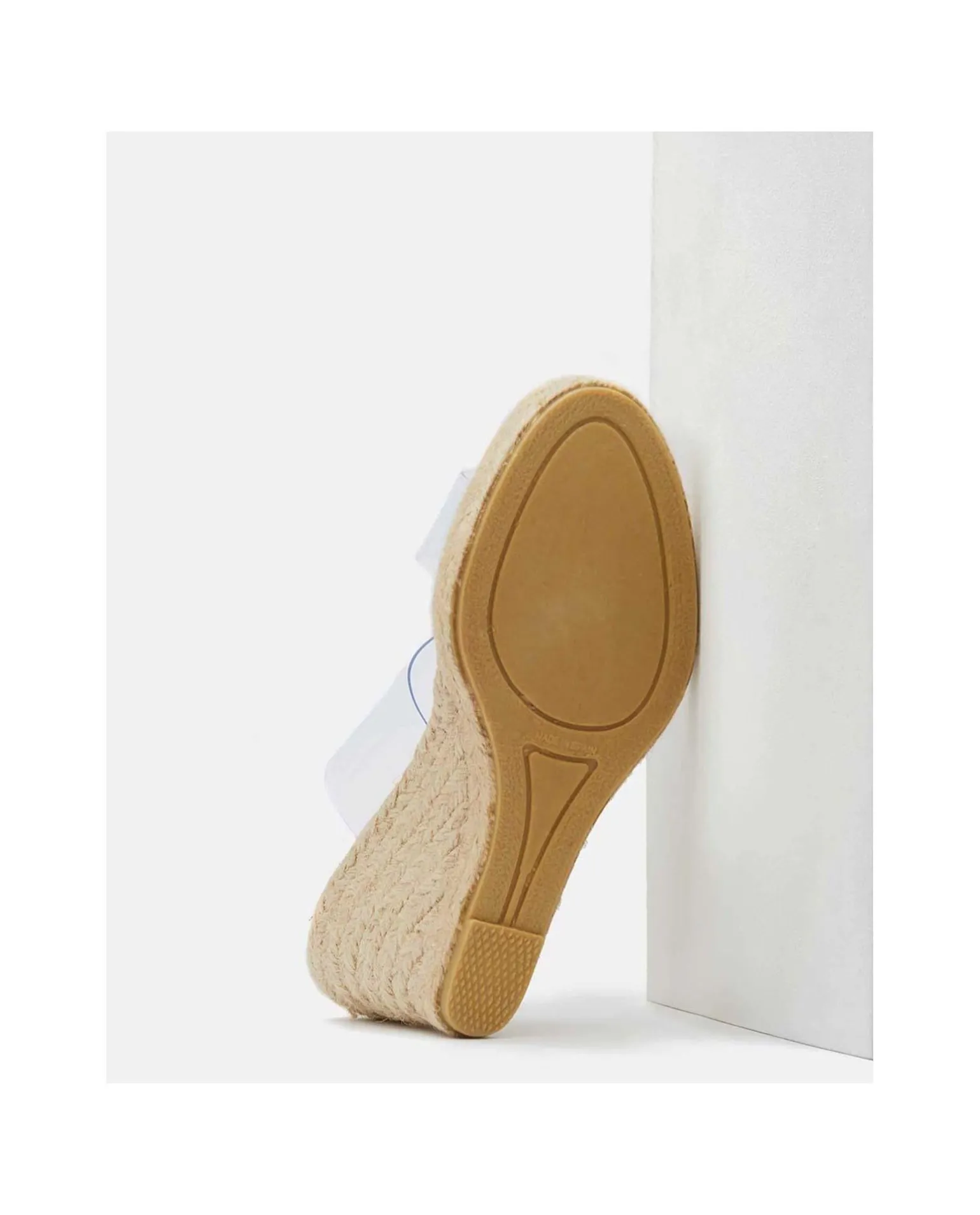 Sandalia Vinilo Transparente