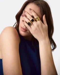 Top Halter Capa Gasa Marino