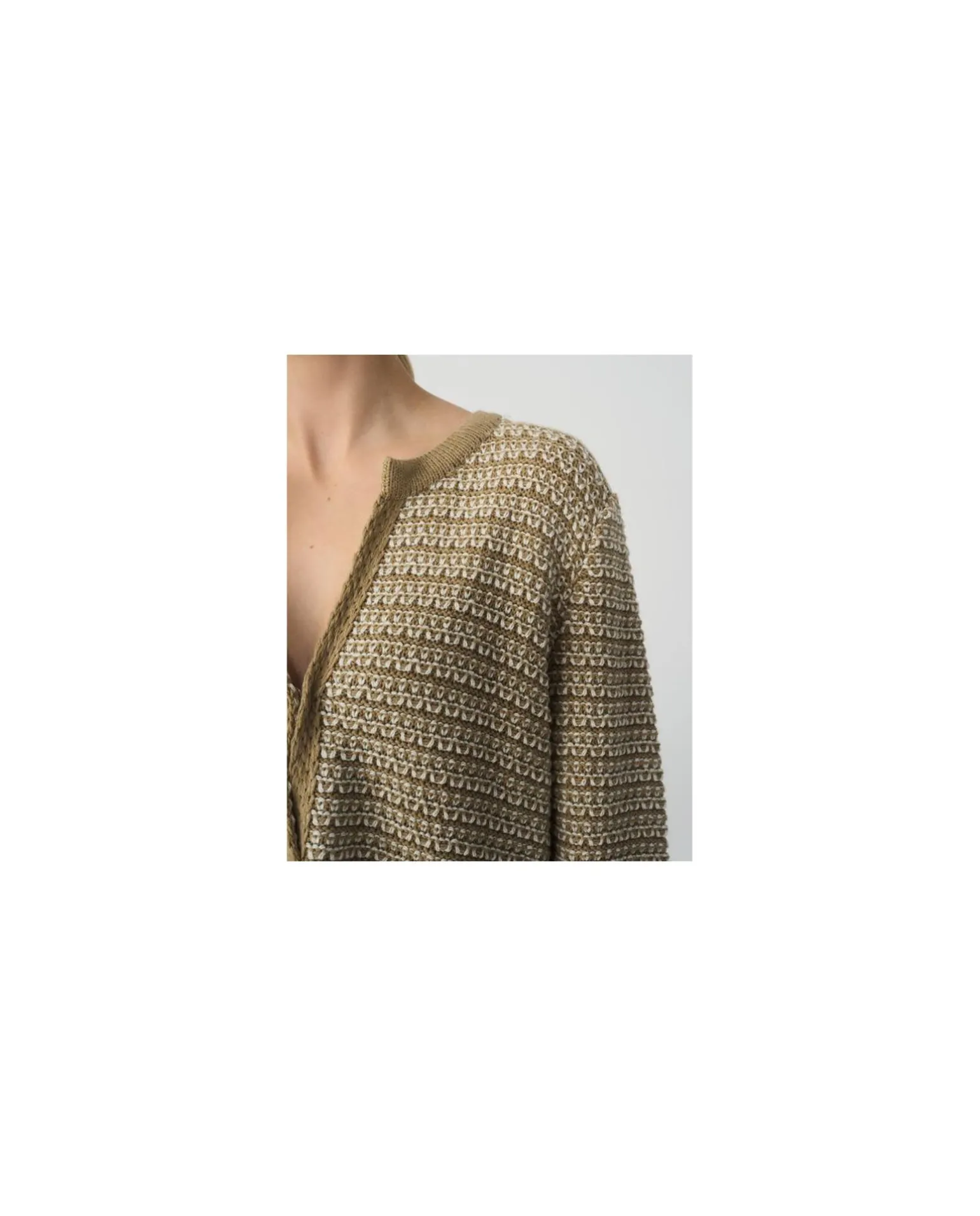 Tunica Bicolor Punto Beig