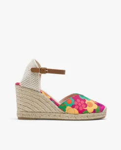 Valenciana Pico Tejido Estampado Flores