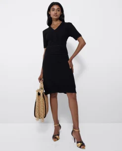 Vestido M/C Punto Negro