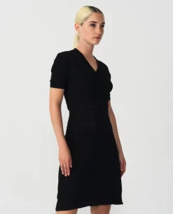 Vestido M/C Punto Negro