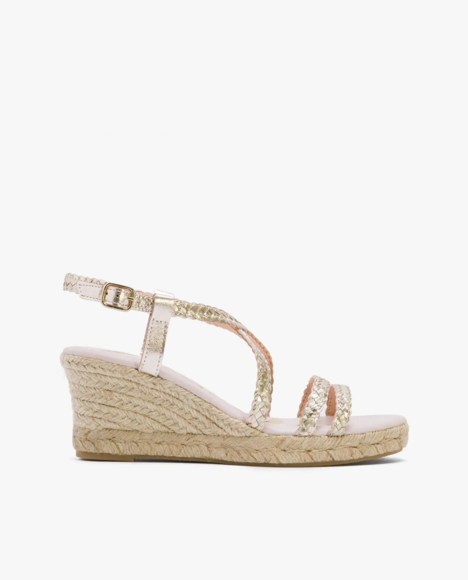 Yute Trenzado Medio Trenzado Oro