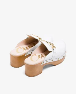 Zueco Adorno Napa Blanco